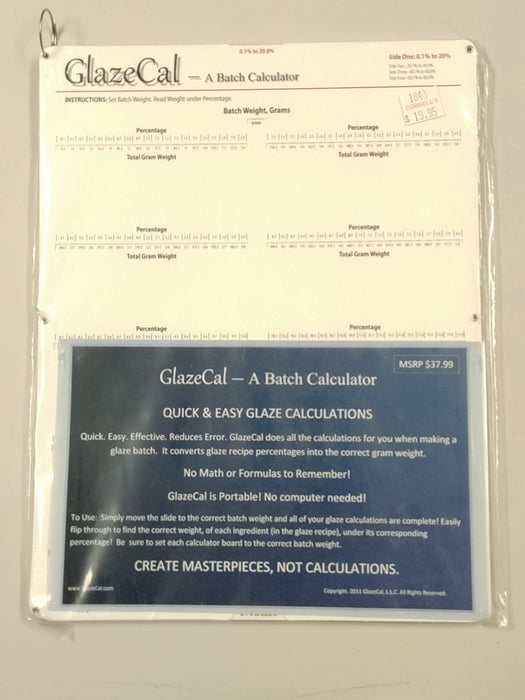 GlazeCal Glaze Batch Calculator