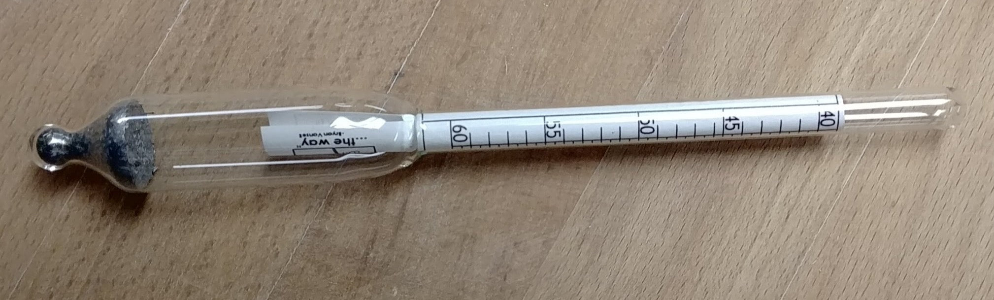 Hydrometer Glass Laguna 6"