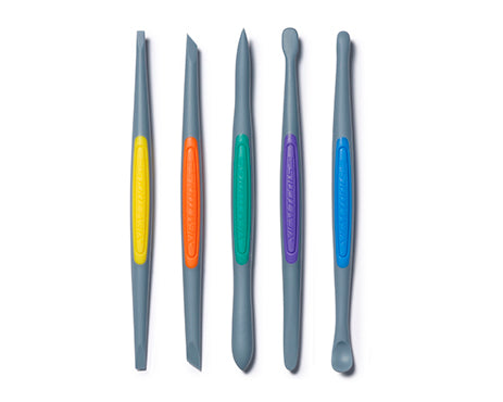 Xiem Clay Finishing Tools (Small) Strong-Firm Silicone Set (5pcs)