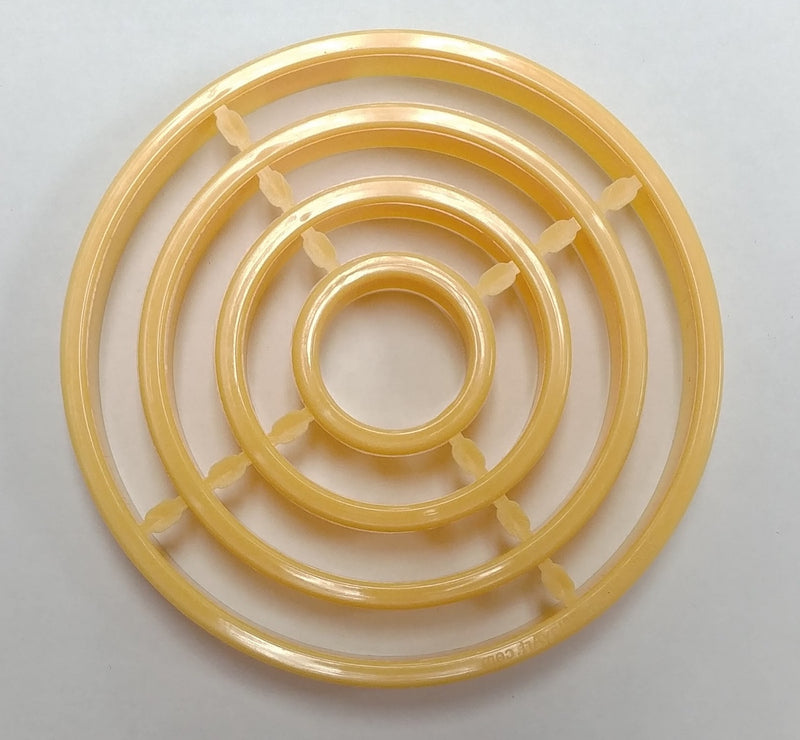 CC Shape Cutter Yellow Crc 4pc