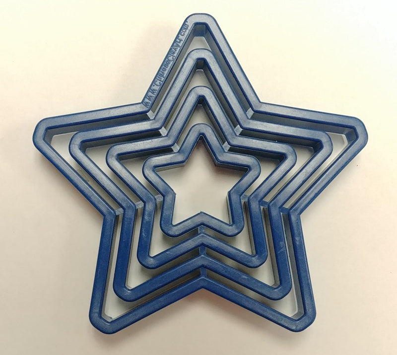 CC Shape Cutter Blue Star 4pc