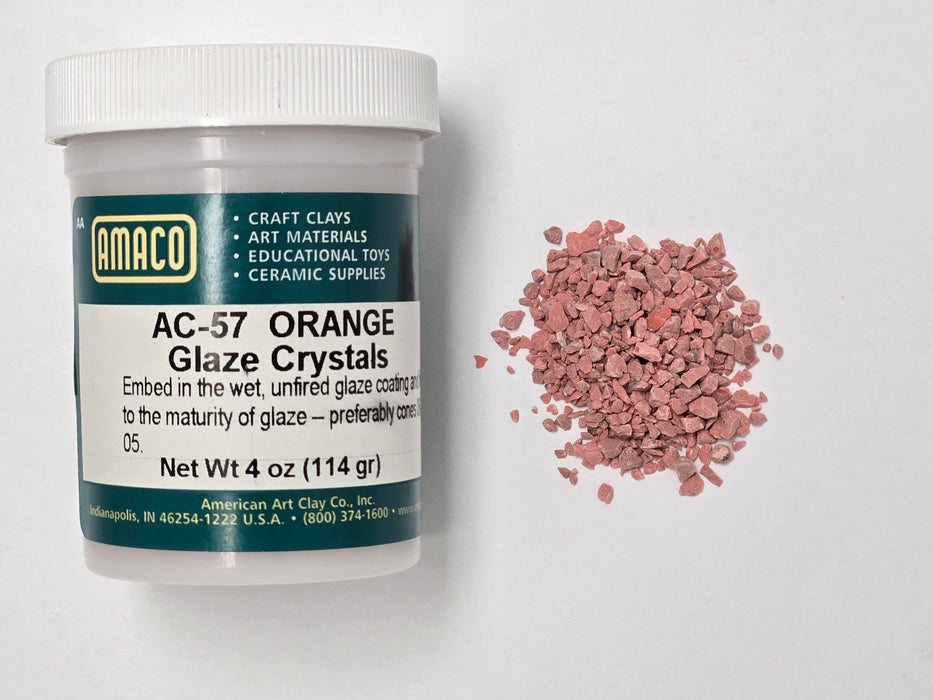 AC-57 Orange Glaze Crystals