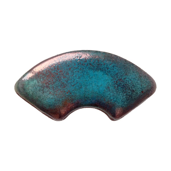 852P Raku Turquoise Pint