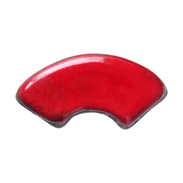 881P Raku Oxblood Pint