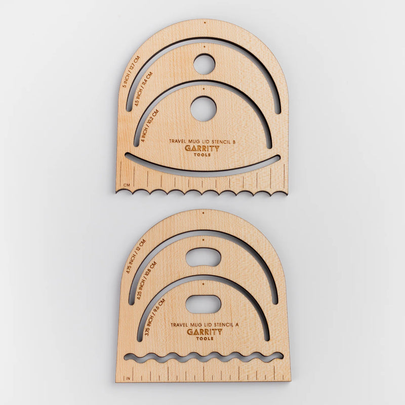 Garrity Travel Mug Lid Stencils