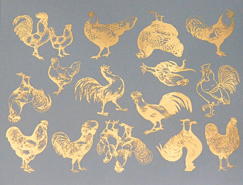 Decal Chicken ANCH-Copper