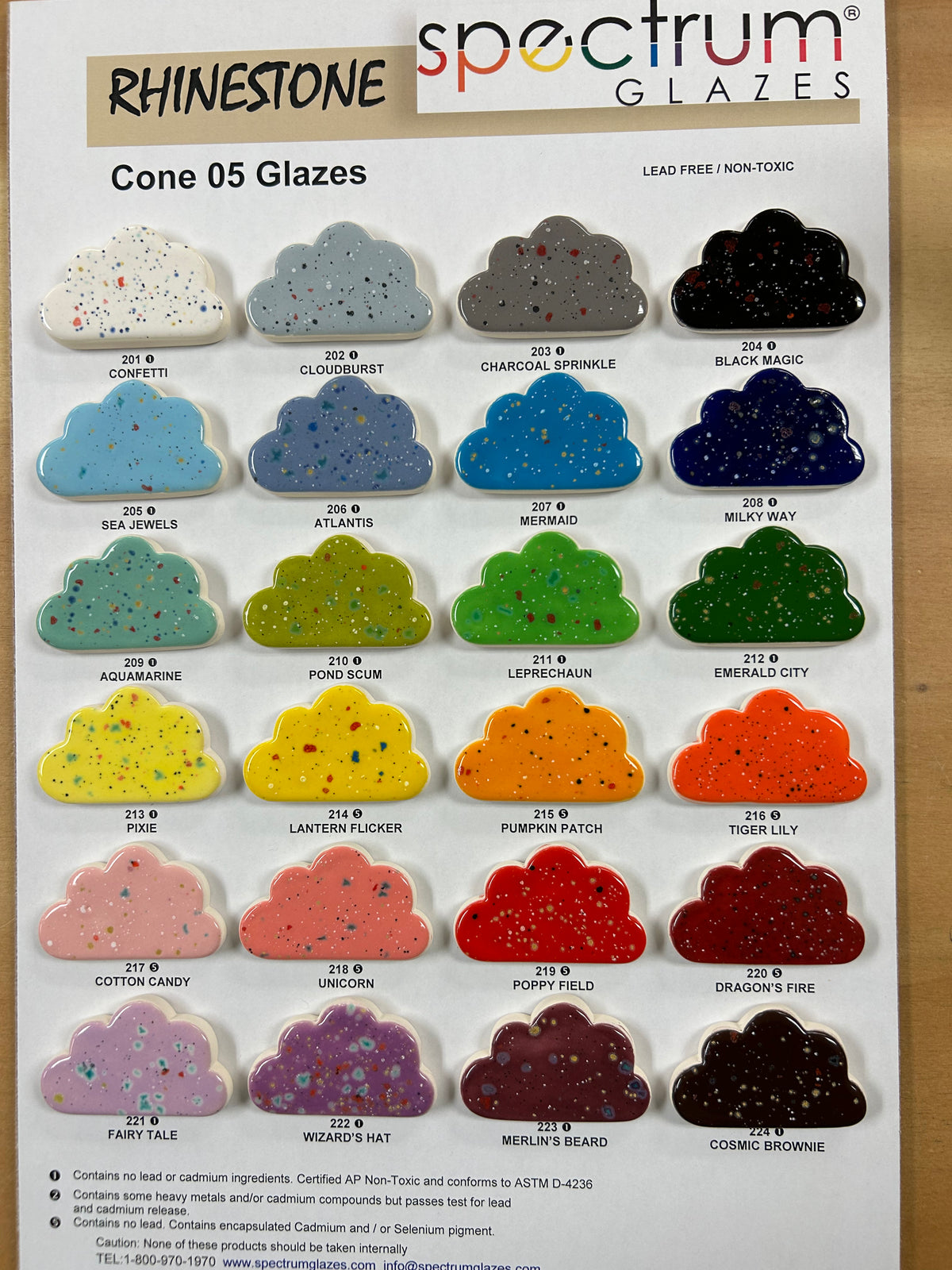 Spectrum 205P Sea Jewels Pint — Cornell Studio Supply