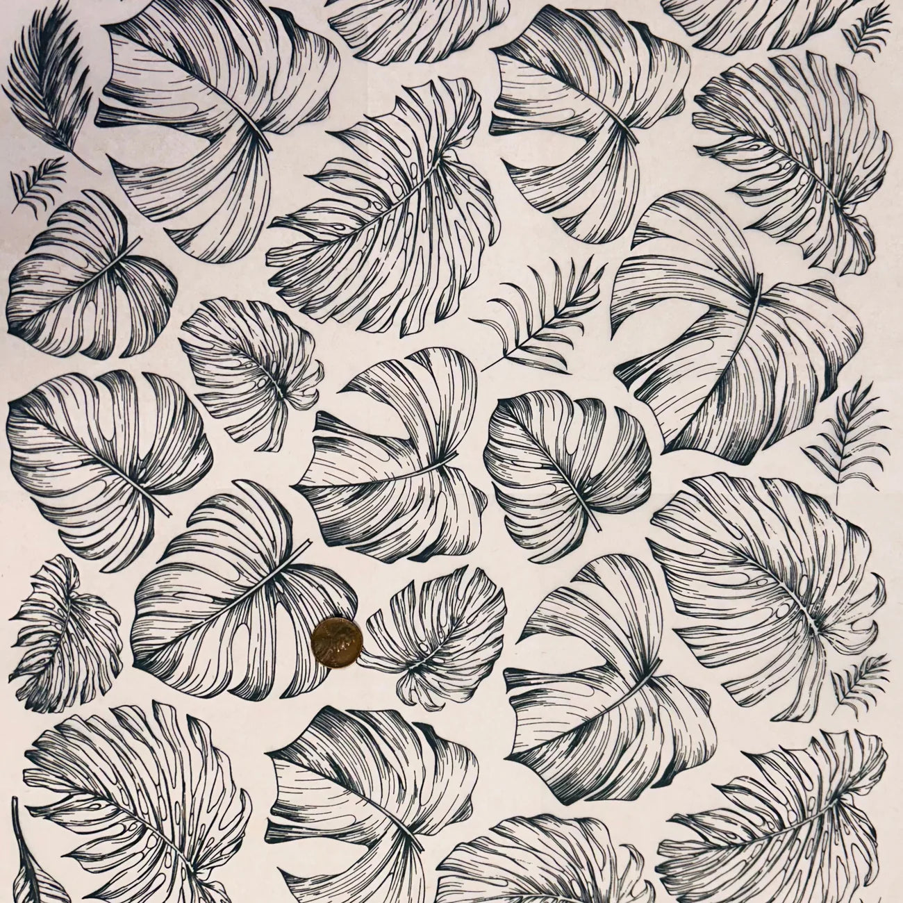 Elan Transfer Rainforest Leaves