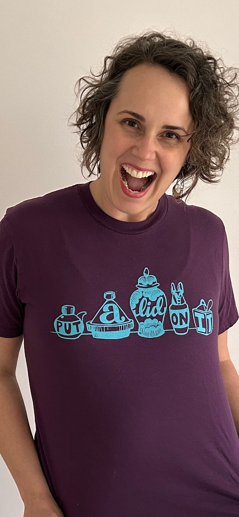 Put A Lid On It T-Shirt designed by Jen Allen