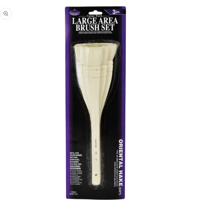 Brush Royal 3 pack Hake RART-115