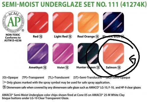 Semi Moist Underglaze Refill Salmon