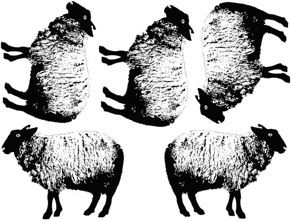 Decal Vintage Sheep ANSH-Plat.