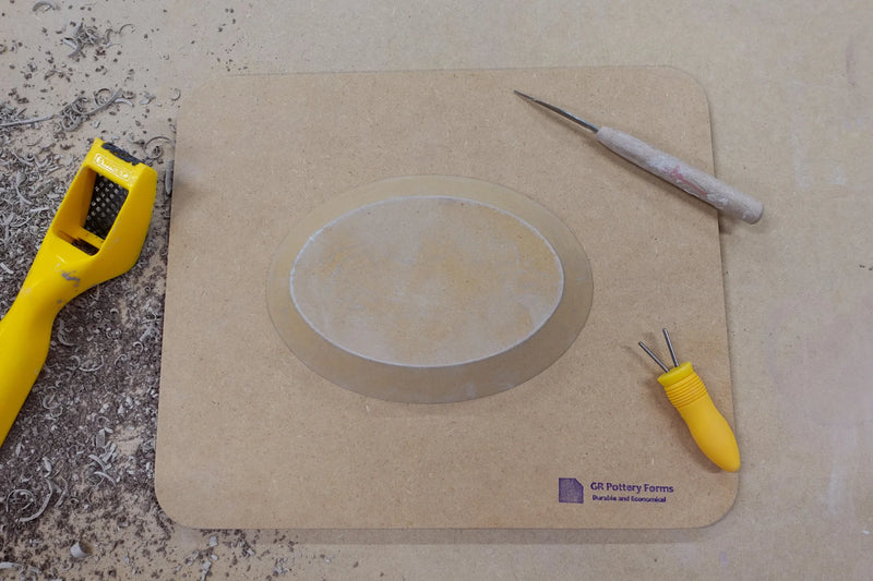 GR Pottery Forms - 12x10" Studio Board
