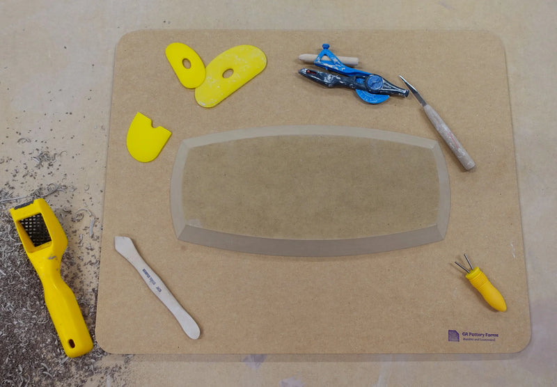 GR Pottery Forms - 20x16" Studio Board