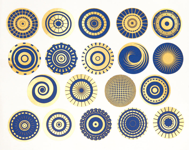 Decal 2CCL Circles G/B