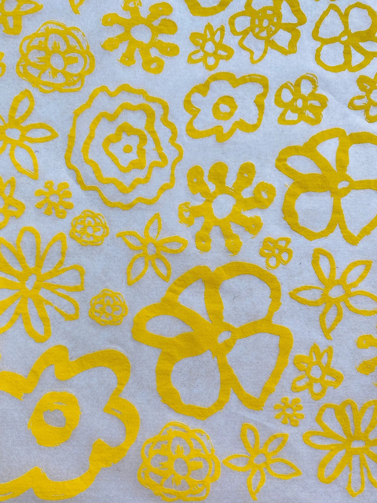 Elan Transfer Ink Flowers