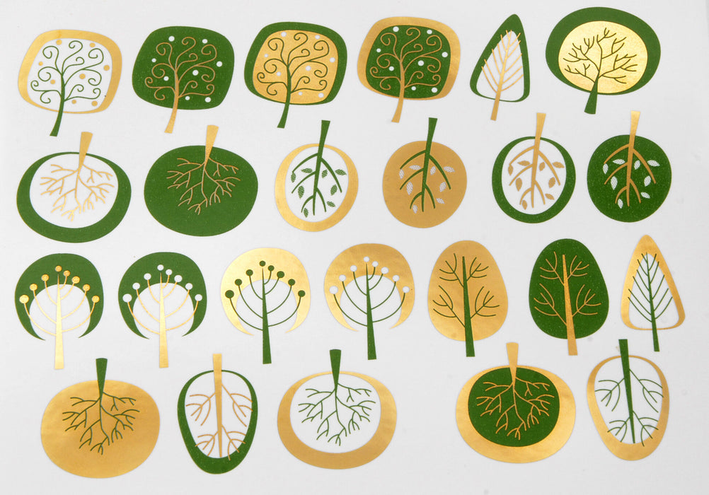 Decal Modern Trees 2CMT-Turq/go