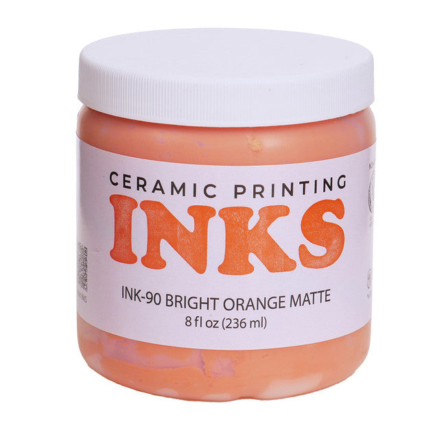 Ink 90 Bright Orange 8 oz Matte