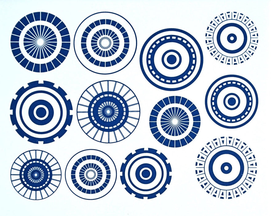 Decal Large Circle GSLGCL1-Blue