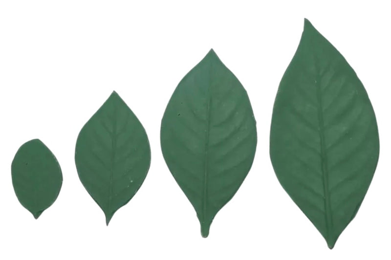 LP158 Cherry Rubber Leaf Forms (Set of 4)