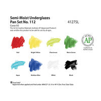 Semi Moist Underglaze Set 112