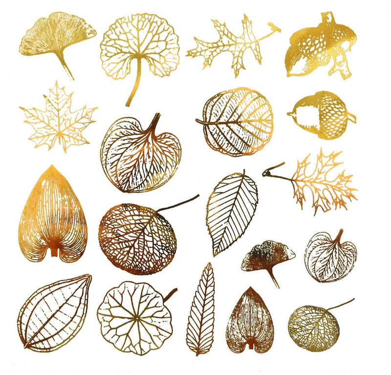 Decal Small Leaf BTLV-Copper