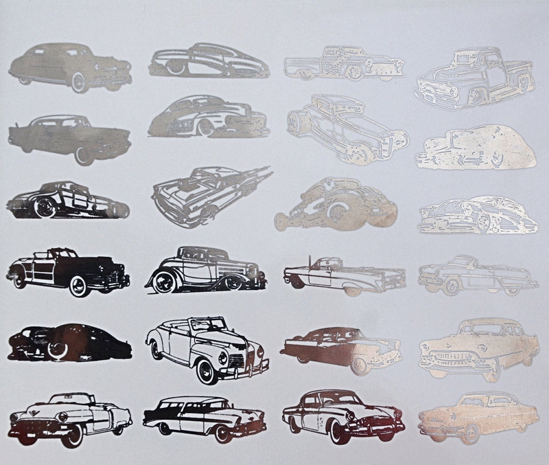 Decal Retro Cars VRRC Platinum