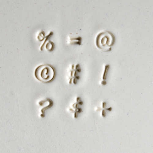 Mom's Fridge Notes - Punctuation Font Set
