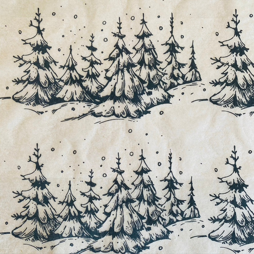 Elan Transfer  Snowy Trees