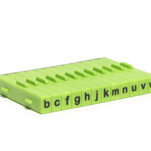 Xiem Lower case Letter Stamps