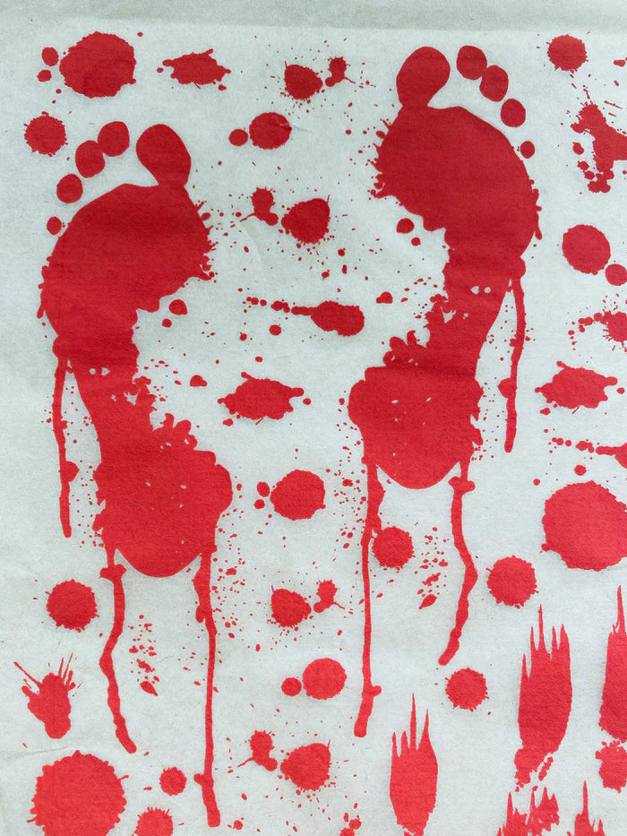 Elan Transfer Blood Splatter Red