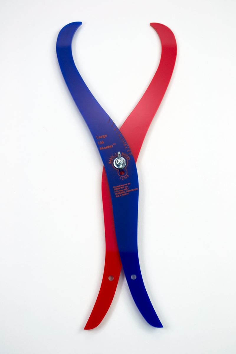 Large Lid Master Blue & Red Calipers by Giffin Grip
