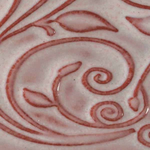 O54 Dusty Rose Pint Opalescent Low Fire Glaze